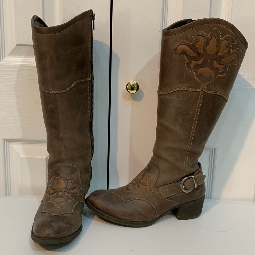 Born Montana knee high boots.